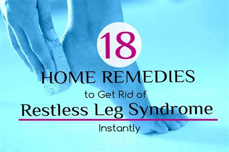 Home Remedy Hacks Restless Leg Syndrome Restless Legs Restless Leg