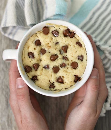 Best Ever Vanilla Mug Cake With Chocolate Chips