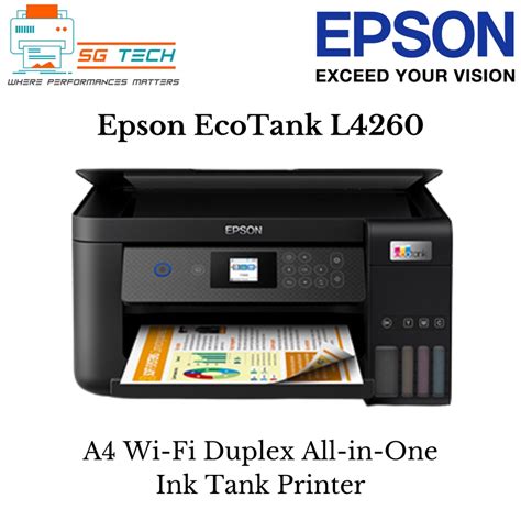 Epson Ecotank L A Wi Fi Duplex All In One Ink Tank Printer