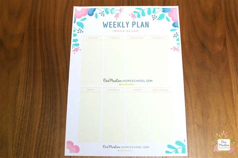 Meal Planning For Ramadan Free Printable Muslim Homeschooling Resources