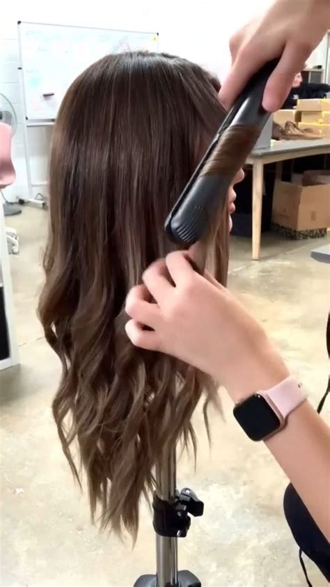 Curling Your Hair With A Straighter Video Curls For Long Hair Hair