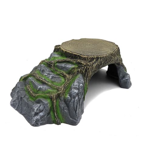 Buy JIHAQUA Extra Large Resin Reptile Hideouts Cave Habitat Decor for Reptiles, Amphibians, Fish ...