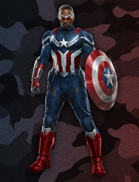 Captain America 4 Anthony Mackie Unveils New Cap Suit In Action Packed