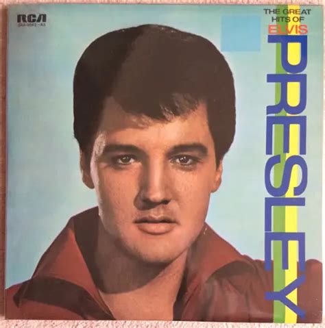 The Great Hits Of Elvis Presley Reissue Elvis Presley Vinyl