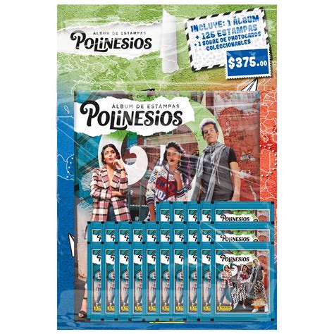 Album 25 sobres de estampas Los Polinesios 2 Plática Polinesia