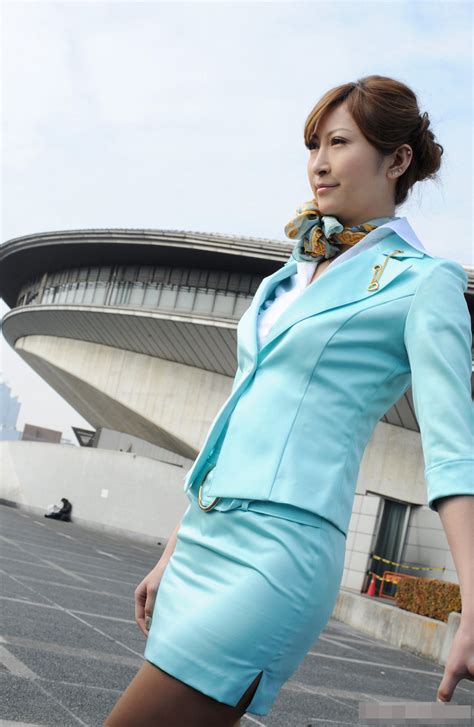 Asian Sexy Stewardess Costume ~ World Stewardess Crews