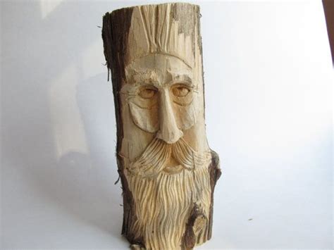 Wood Spirit Rustic Home Decor Garden Ornament Free Etsy Wood Spirit Rustic House Rustic