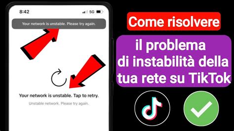 Come risolvere il problema di instabilità della tua rete su TikTok