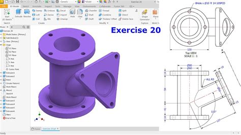 Autodesk Inventor 2023 Tutorial For Beginners Exercise 20 YouTube