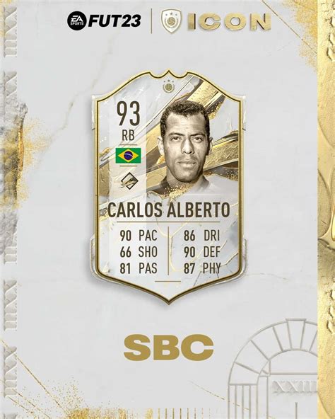 FIFA 23 SBC Carlos Alberto Prime Icon Disponibile Una Nuova Sfida