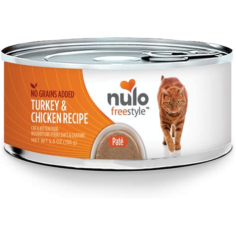 Nulo Freestyle Turkey And Chicken Recipe Grain Free Canned Cat And Kitten Food 5 5 Oz Case Of 24