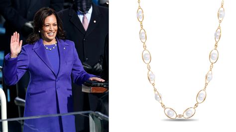 Vice President Kamala Harris Wore Pearls by American Jeweler W.Rosado to Her Historic Inauguration