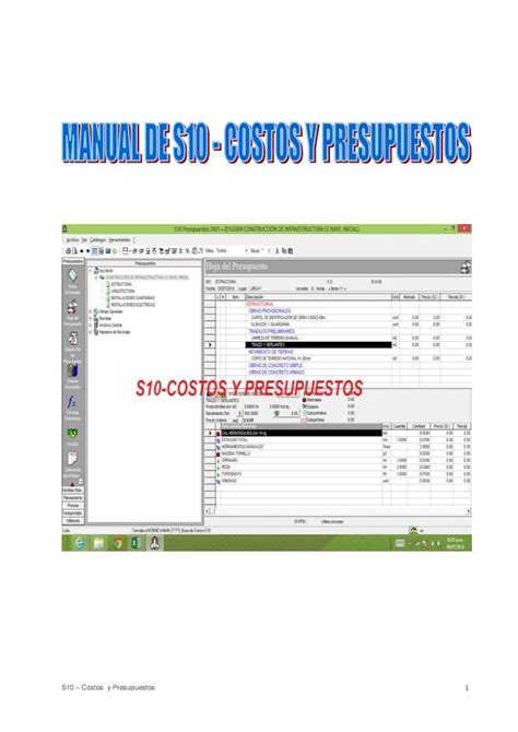 Pdf Manual De S Costos Y Presupuestos Dokumen Tips