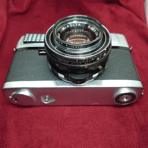 A98 シャッターok Minolta Al レンズ固定式フィルムカメラ ミノルタ レンジファインダー Lens Rokkor F 2 0