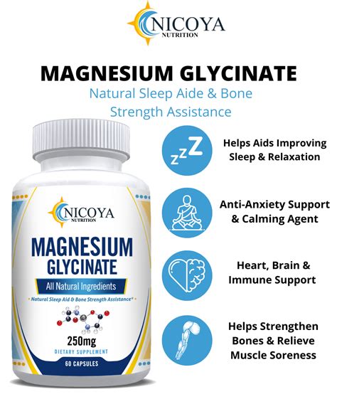 Magnesium Glycinate Sleep, Stress & Anxiety Relief | Nicoya Nutrition