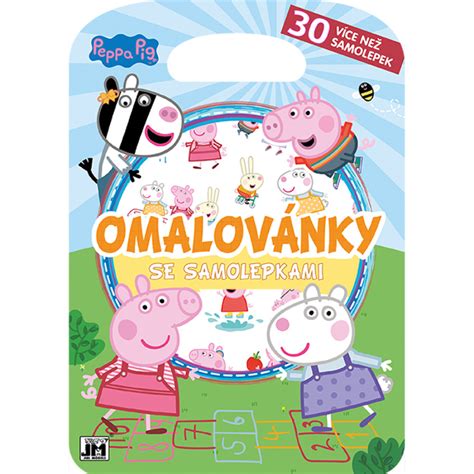 Peppa Pig Omalovánky se samolepkami Jiří Models