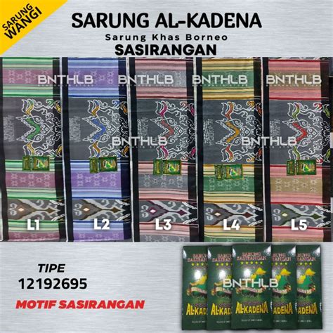 Jual Sarung Al Kadena Batik Sasirangan Khas Dayak Kalimantan Borneo