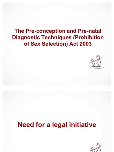 The Pre Conception And Pre Natal Diagnostic Techniques Act 2003