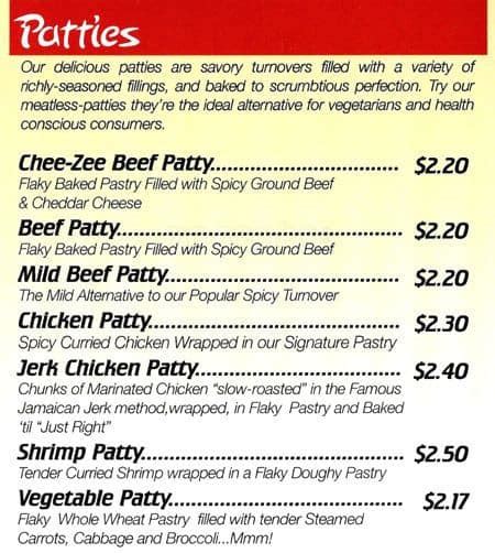 Golden Krust Menu, Menu for Golden Krust, University City, Charlotte ...