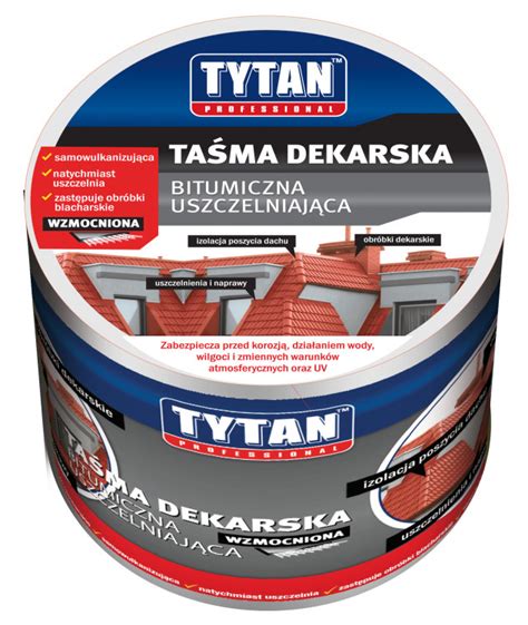 Taśma dekarska tytan wzmacniana 15cm 10mb srebrna aluminiowa