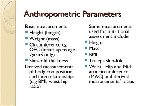 Basic anthropometry ppt.