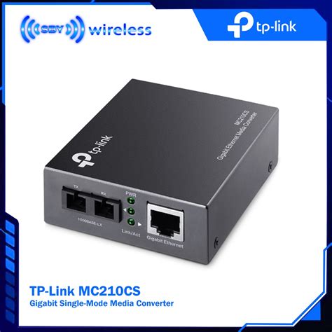 Jual Tplink Mc Cs Gigabit Single Mode Media Converter Fo To Lan