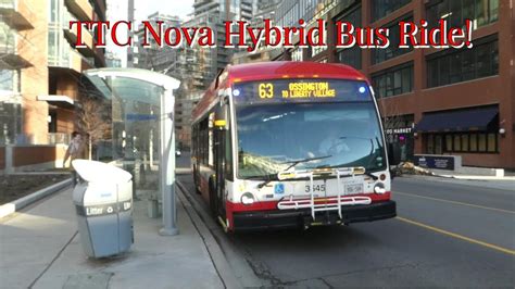 Toronto Ttc Route 63b Ossington Nova Hybrid Bus Ride 2102023 Youtube