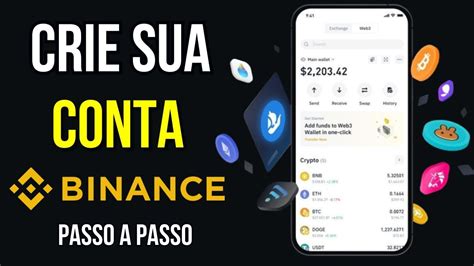 CRIAR CONTA NA BINANCE PELO CELULAR 2024 I TUTORIAL COMPLETO PASSO