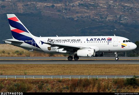 HC CPZ Airbus A319 132 LATAM Airlines Cesar Prieto JetPhotos