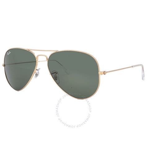 Ray Ban Aviator Rose Gold Green Pilot Unisex Sunglasses Rb3025 920231 58 8056597855853