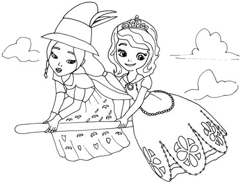 Princess Sofia The First Coloring Pages At Free