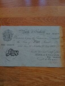 English Banknotes Pre For Sale Ebay