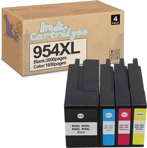 Compatible 954 Xl High Yield Black Ink Cartridges Replacement For Hp 954 954xlfor