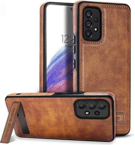 Amazon KSELF Leather Case With Stand For Samsung Galaxy A53 5G