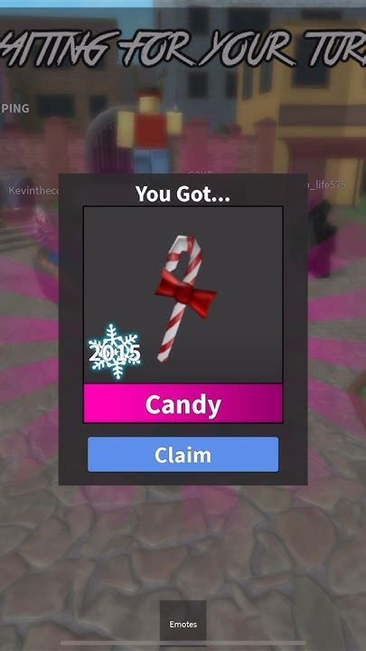 Trading Flowerwood Knife For Candy In Roblox Mm2 Youtube