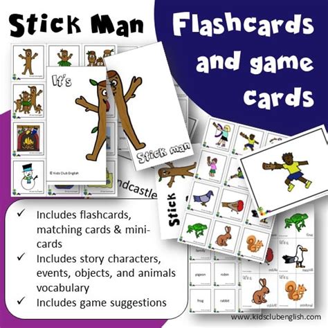 Stick Man Activities Bundle - Kids Club English