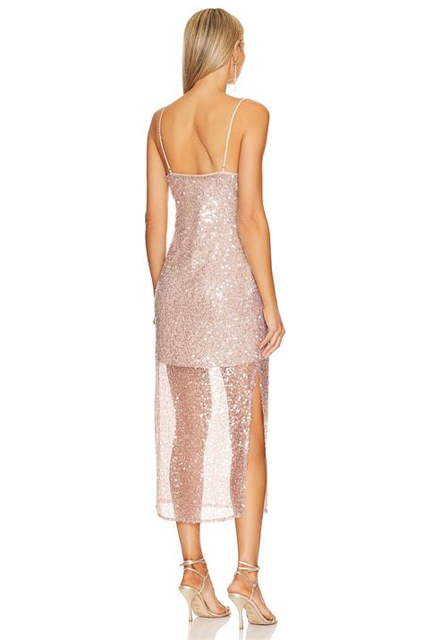 ASTR The Label Jewel Dress In Nude REVOLVE