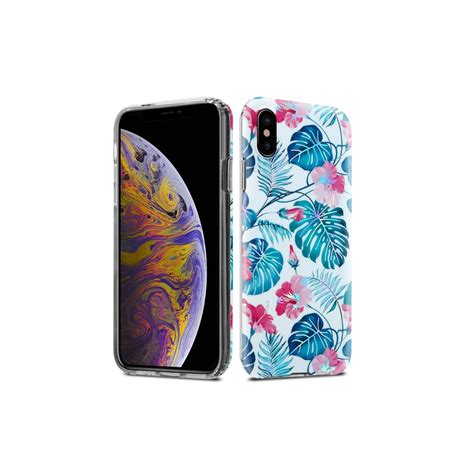 Iphone Xs Max Lommebokdeksel Blomster Hvit Elkj P