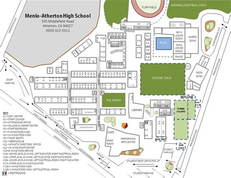 Menlo Atherton High School Directions And Campus Map