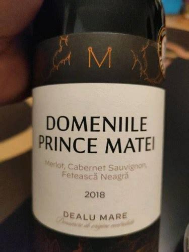 Villa Zorilor Domeniile Prince Matei Rosé Vivino US