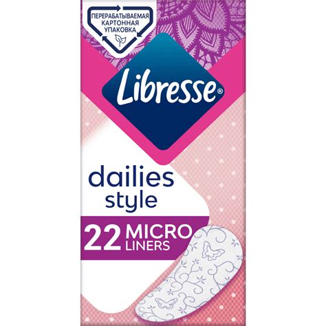 Libresse Micro inlegkruisjes 22 stuks 22 EA | Etos