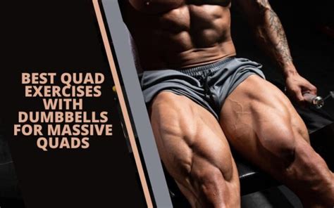 10 Best Quad Exercises With Dumbbells For Massive Quads 2024 Build