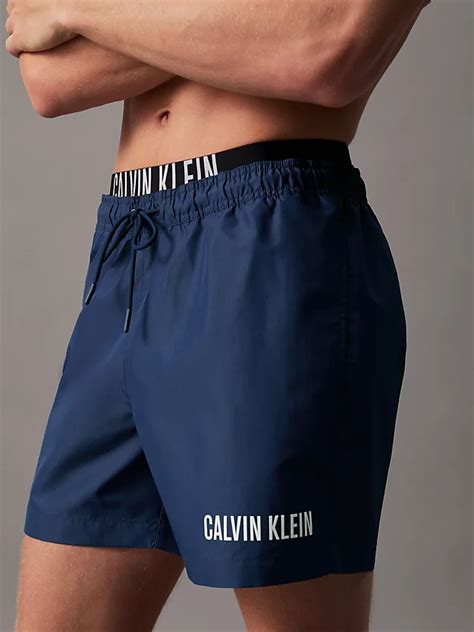 Double Waistband Swim Shorts Intense Power Calvin Klein® Km0km00992c7e