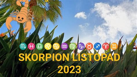 SKORPION LISTOPAD 2023 YouTube