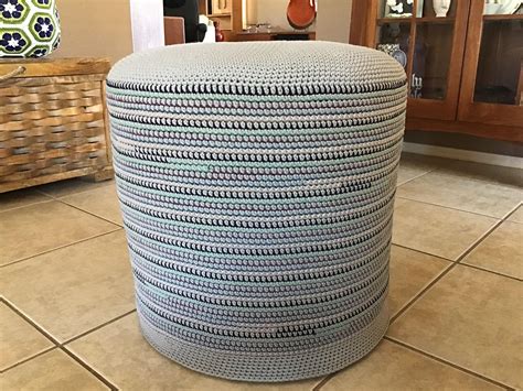 Crochet Round Ottoman Cover Pattern at Christopher Stafford blog