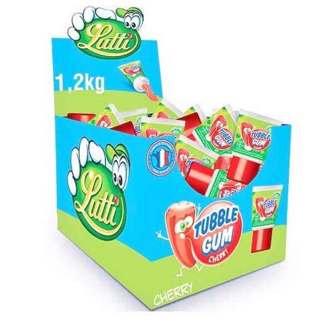 Lutti Tubble Gum Cherry Stk