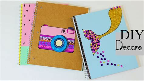 Diy Ideas Para Forra Tus Cuadernos Decora Tus Libretas Las