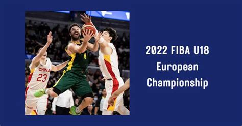 Fiba U European Championship Tv Schedule Ot Sports