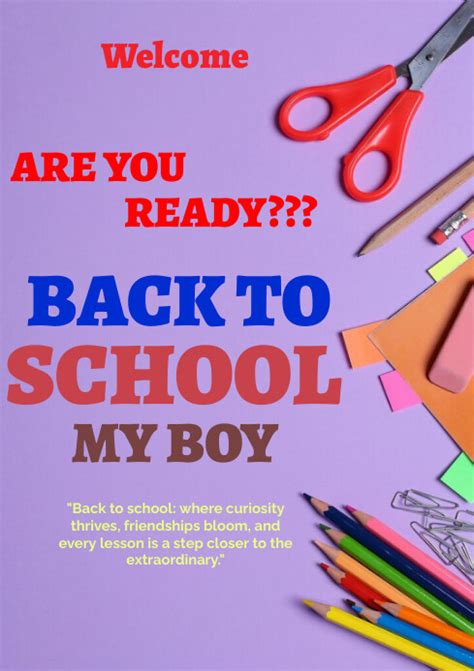 Back To School Template Postermywall