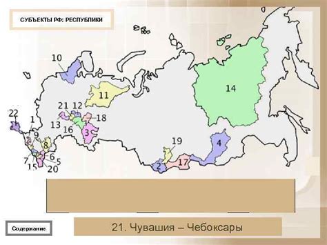 СУБЪЕКТЫ РФ
